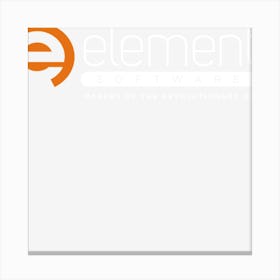 Element Software Canvas Print