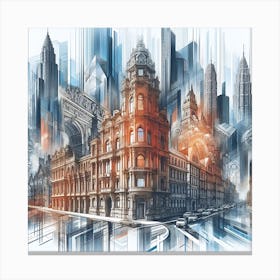 Cityscape 3 Canvas Print