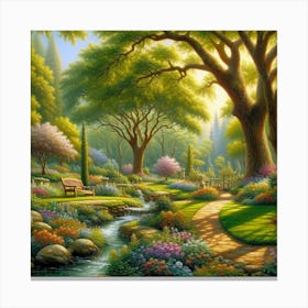 Garden In Bloom Canvas Print