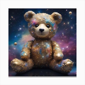 Galaxy Teddy Bear 2 Canvas Print