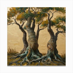 Three Trees Canvas Print