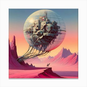 Spaceship Canvas Print