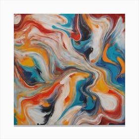 Abstract Swirls 1 Canvas Print