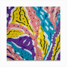 Abstract Flow Colorful Painting Canvas Print