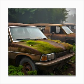 Abandoned Cars 2 Canvas Print