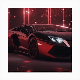 Lamborghini side view Canvas Print