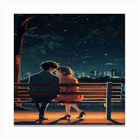 Default A Anime Young Loving Couplelonely Feelinghopevectorcar 1 D7f5b3fd 8dd3 4ac1 93ce F65a4ef72674 0 (1) Canvas Print