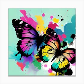 Colorful Butterflies 146 Canvas Print