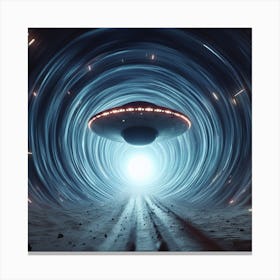 Alien Spaceship 3 Canvas Print