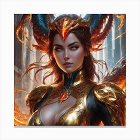 Demon Girlghh Canvas Print