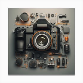 Photo Gear Canvas Print