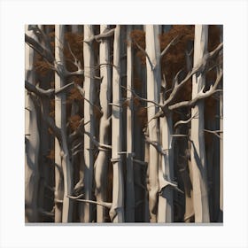 Forest Of Trees Canvas Print