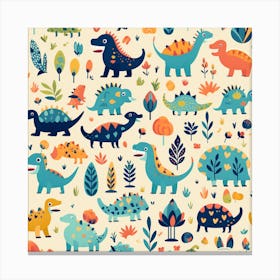 Dinosaurs Canvas Print