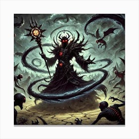 Overlord Tyrus Shadow Dominion Canvas Print