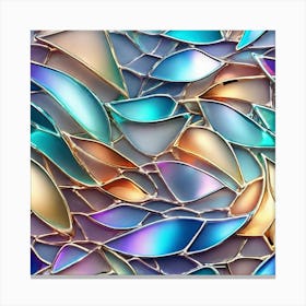 Glass Mosaic Seamless Pattern Canvas Print