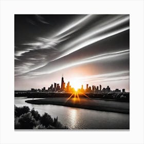 Chicago Skyline 14 Canvas Print