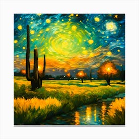 Starry Night No.2 Canvas Print