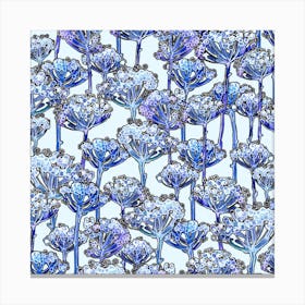 Blue Flowers Canvas Print