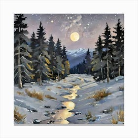 Moonlit Canvas Print