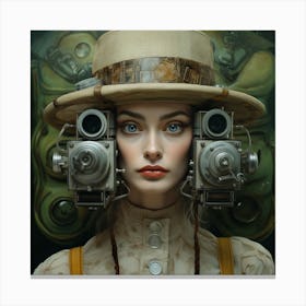 Steampunk Woman 9 Canvas Print