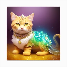 Princess Cat 1 Canvas Print