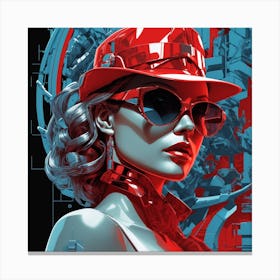 Sci-Fi Girl Canvas Print