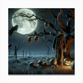 Haunted House 2 Canvas Print