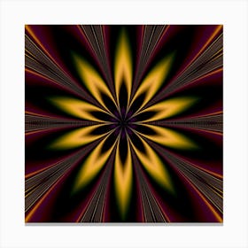 Fractal Artwork Idea Allegory Art Pattern Canvas Print