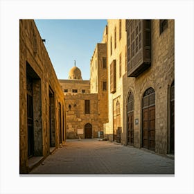 Alleyway In Egypt Canvas Print