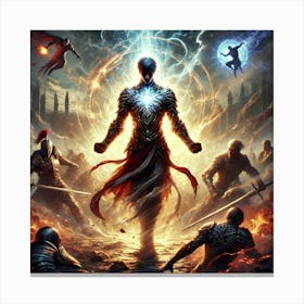 Marcus Steelfang Iron Will Canvas Print