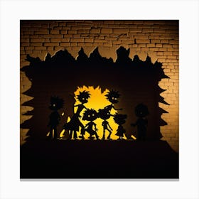 Shadow Puppets Canvas Print