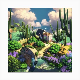 Heaven Forest Canvas Print