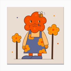 Sad Flower Canvas Print