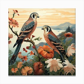 Bird In Nature American Kestrel 1 Canvas Print