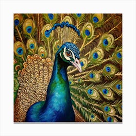 Indian Peacock Canvas Print