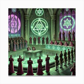 Cult Of Aphraxis Political Sway Canvas Print