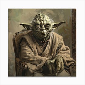 a Yoda 2 Canvas Print