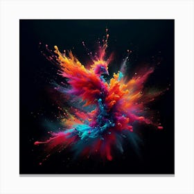 Colorful Phoenix Canvas Print