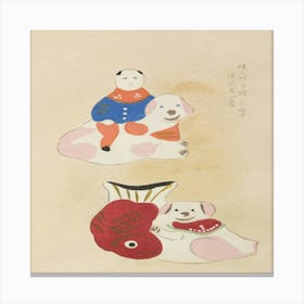 Two Chinese Children Canvas Print