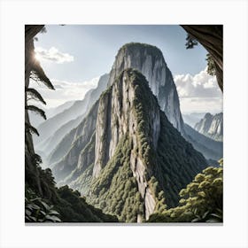 Chinese Mountains Canvas Print