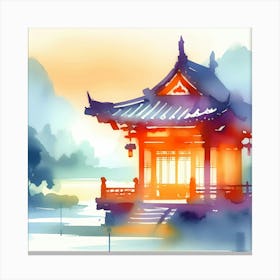 Chinese Pagoda 15 Canvas Print