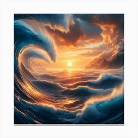 sunset 2 Canvas Print