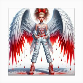 Angel Of Blood Canvas Print