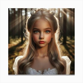 Fairytale Girl 3 Canvas Print