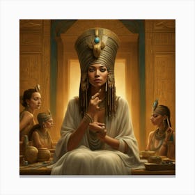 Egyptian Women Canvas Print