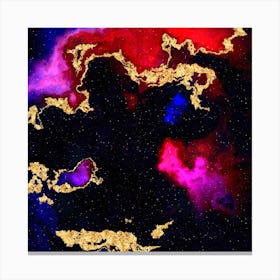 100 Nebulas in Space with Stars Abstract n.085 Canvas Print