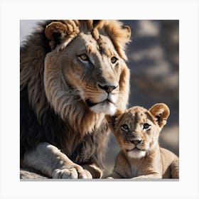 Lion Cub Canvas Print