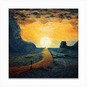 Threaded Symphony Canvas Print