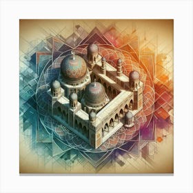 Islamic Mosque 3 Canvas Print
