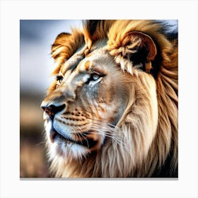 Lion Portrait 28 Canvas Print